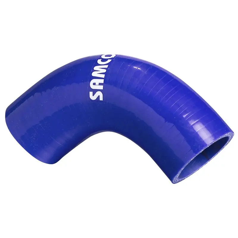 Samco Siliconen slang 90 graden bocht - Lengte 125mm - Ø63mm - Blauw - Premium