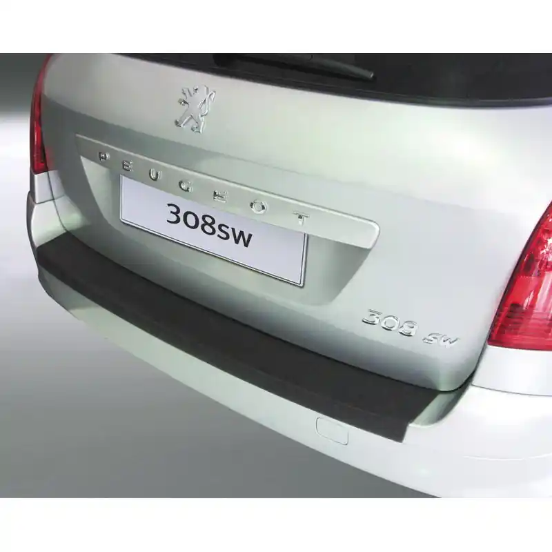 ABS Achterbumper beschermlijst Peugeot 308 SW 08-13 Zwart - Bespaar meer