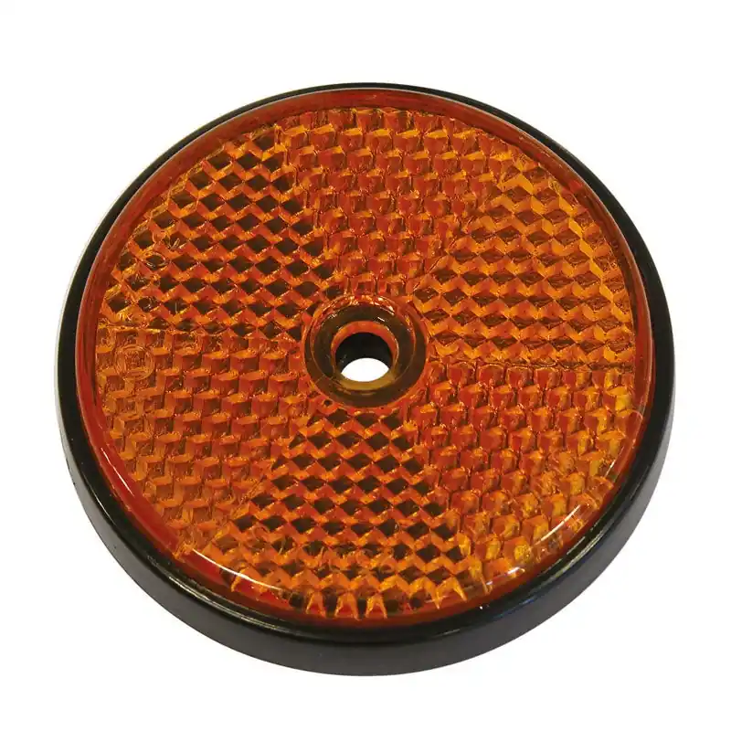 Carpoint Reflectoren Rond Ø 70mm Oranje 2-stuks | Snelle verzending