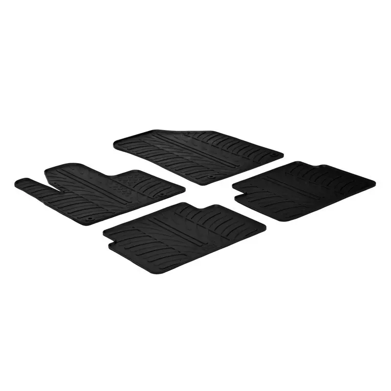 Direct bestellen - Rubbermatten Citroen C5 2008- (T profiel 4-delig + montageclips)
