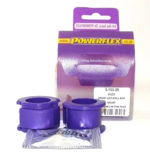 Zeer goed beoordeeld - Powerflex SET Stabilisatorstang montage rubber vooras 25mm VAG