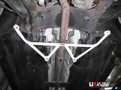 Mini Cooper S R56 06 + UltraRacing 4-punts Front H-brace 1716 - Populair