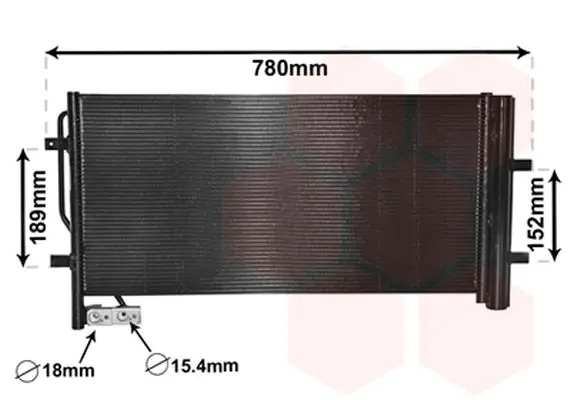 Hoog gewaardeerd - Aircocondensor met droger Audi Q3 06/11-15 2.0 tfsi/2.0 TDI