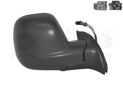 Buitenspiegel elektrisch volledig rechts Citroen Berlingo 12- zwart/temp.sensor verwarmd 7-pins - Nieuw in de shop