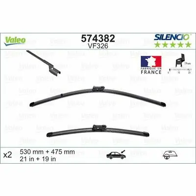 Alleen vandaag - Valeo SILENCIO FLAT BLADE SET