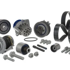 Zolang de voorraad strekt | SKF - Waterpomp + getande/multi-V-riemset